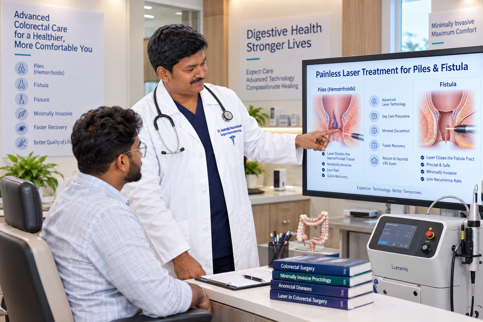 Painless Laser Treatment for Piles & Fistula